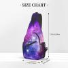 Ncpkcb Travel Hiking Daypack Fashion Chest Bag Dreamy Galaxy Space Crossbody Backpack Sling Bag Chest Daypack For Men Women view 3