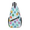 Ncpkcb Travel Hiking Daypack Fashion Chest Bag Easter Egg Polka Dot Crossbody Backpack Sling Bag Chest Daypack For Men Women view 1
