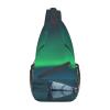 Ncpkcb Travel Hiking Daypack Fashion Chest Bag Aurora Borealis Iceland Natural Crossbody Backpack Sling Bag Chest Daypack For Men Women view 1