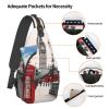 Ncpkcb Travel Hiking Daypack Fashion Chest Bag Booth Big Ben London Crossbody Backpack Sling Bag Chest Daypack For Men Women view 4