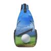 Ncpkcb Travel Hiking Daypack Fashion Chest Bag Sport Golf Ball Theme Crossbody Backpack Sling Bag Chest Daypack For Men Women view 1