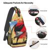 Ncpkcb Travel Hiking Daypack Fashion Chest Bag Karate Power Kata Kimono Crossbody Backpack Sling Bag Chest Daypack For Men Women view 4