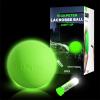 Glow in the Dark Lacrosse Ball - Night Practice & Training Equipment for All Ages | 2 Pack Official Size & Weight | Indoor/Outdoor Lacrosse Ball with Led Lights | Ideal Sports Gifts for Boys/Girls view 1