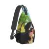 Ncpkcb Travel Hiking Daypack Fashion Chest Bag Bernese Mountain Dog Crossbody Backpack Sling Bag Chest Daypack For Men Women view 2