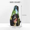 Ncpkcb Travel Hiking Daypack Fashion Chest Bag Bernese Mountain Dog Crossbody Backpack Sling Bag Chest Daypack For Men Women view 3