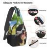 Ncpkcb Travel Hiking Daypack Fashion Chest Bag Bernese Mountain Dog Crossbody Backpack Sling Bag Chest Daypack For Men Women view 4