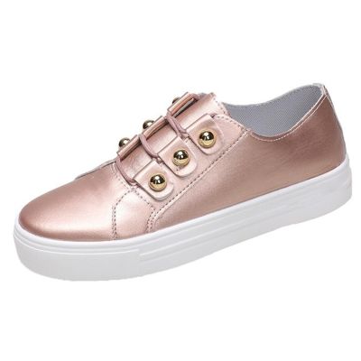Sneakers For Women White Casual Womens Leather Sneakers Low Top Lace Up Fashion Comfortable Dressy Casual Summer Slip On Platform Walking Shoes Flats Loafers