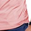 NineFit Basics Men Short Sleeve Athletic Shirts Muscle Slim Fit Cotton V Neck Pullover Tops Lightweight Stretch Workout T-Shirt (5X-Large,Pink) view 4