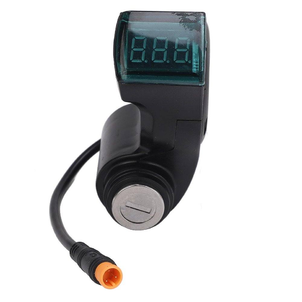 Alomejor Electric Scooter Switch Lock, ABS Handle Lock, Professional Technology with Screen, for Electric Bike Security, Motorized Scooter Access, and