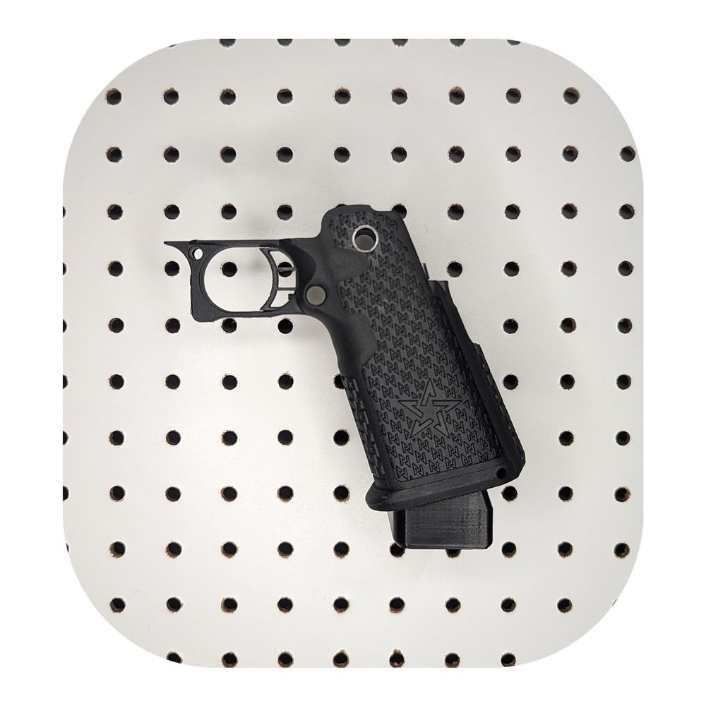 Hammy3DPrints Mount for 2011 - Pegboard/Skadis/etc. | Pistol Holder Storage Rack (Facing Left, Vault Tek)