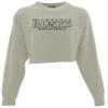 Milwaukee Bucks NBA Officially Licensed Women's Cropped Crewneck Sweatshirt Oatmeal, Medium view 3