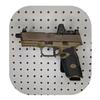 Hammy3DPrints Mount for FN 509 Series - Pegboard/Skadis/etc. | Pistol Holder Storage Rack (Facing Right, Non-Metal Pegboard) view 1