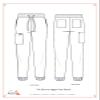 Gemma Jogger Pant Heather Mango view 3