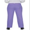 KOI Lite Peace Women's 6-Pocket Stretch Scrub Pants French Lavender Large Tall view 2