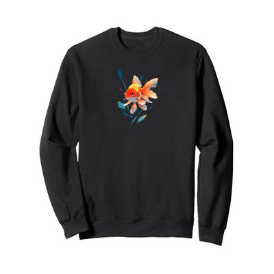 Goldfish Fin Fancy Gold Fish Keeper & Aquarium Fish Lover Sweatshirt