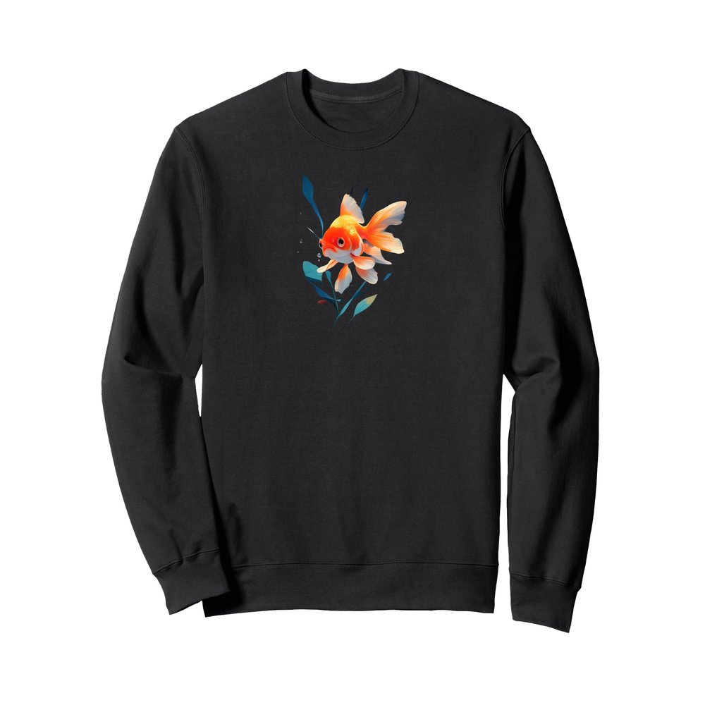 Goldfish Fin Fancy Gold Fish Keeper & Aquarium Fish Lover Sweatshirt