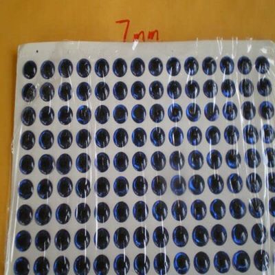 322 PCS. 3D 7MM BLUE HOLOGRAPHIC FISHING LURE EYES/FLY TYING JIGS/CRAFT DOLLS for Toothy Critters, Rigging Baits and Lures for Saltwater & Freshwater.
