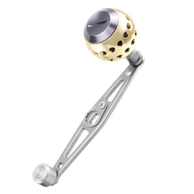 LOXGO Fishing Reel Handle Power Handle Baitcasting Alloys Knob Jigging Grip with Fitting Replacement Part for Low Profile Reel Aluminum Fishing Reel Handle Grip Replacement