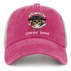 NineFit Basics Save Water Drink Rum Hat for Mens Retro Cap Men Pink Cycling Caps Funny Unique Gifts for School Bus Driver view 2