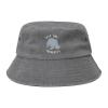Wxenaiedk Save The Manatees Bucket Hats Summer Fisherman Cap Demin Hat for Women Men Gray view 1