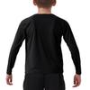Youth Kids Long Sleeve T Shirts Sun Protection Rash Guard UPF50+ Quick Dry Athletic for Cycling Workout Ball Play Water Swim Black view 3