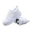 kydjfkd Shoes with Wheels for Boys and Girls,Outdoor Casual Shoes with Wheels,Push Button Adjustable Skateboard Shoes with 2 Wheels-B||32 view 1
