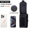 Molle Pouches for Men Tactical Belt Pouch EDC Utility Phone Bag for Backpack Plate Carrier Vest Duty Belt Accessories Gear Organizer Small Pouch (US-Black) view 2