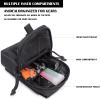 Molle Pouches for Men Tactical Belt Pouch EDC Utility Phone Bag for Backpack Plate Carrier Vest Duty Belt Accessories Gear Organizer Small Pouch (US-Black) view 3