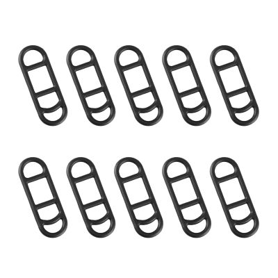 10 Pcs Bikes Mounting Bands Elastic Fixed Straps Bicycles Light Silicone Strap Portable Cycling Flashlight Mount Holder Bicycles Light Silicone Straps Easy Installation Easy Removal Flashlights Holder