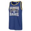 47 Men's Royal Los Angeles Rams Upload Franklin Tank Top view 2