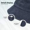 KLIUXBF I'm Not A Hugger Washed Denim Hat Vintage Cowboy Cap Bucket Hats Fashion Sunhat Men Women Tops view 3