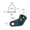 YS0911 Trailer Attachment Trailer Hitch Connector for Most Trailer Cycling Adapter Accessories Trailer Attachment Trailer Attachment to Trailer Attachment view 3