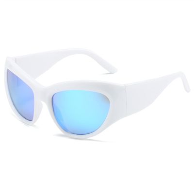 GerRit Cycling Fashion Large Frame Men And Women Outdoor Driving Commuter Sport Sunglasses Gift (Color : 6, Size : 1)