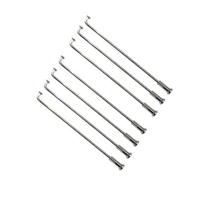 QUYNAGER 36 Pieces A Lot 10G Diameter 3.2mm J-Bend Motorcycle Spokes Material 304 Stainless Steel Round Body Electric Bike Wheel Spokes (Color : Length 237.5mm)