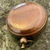 Generic Antique Pocket Sundial Vintage Compass New Push Button Full Brass/Compass for Kids/Kids for Hiking., Gold view 2