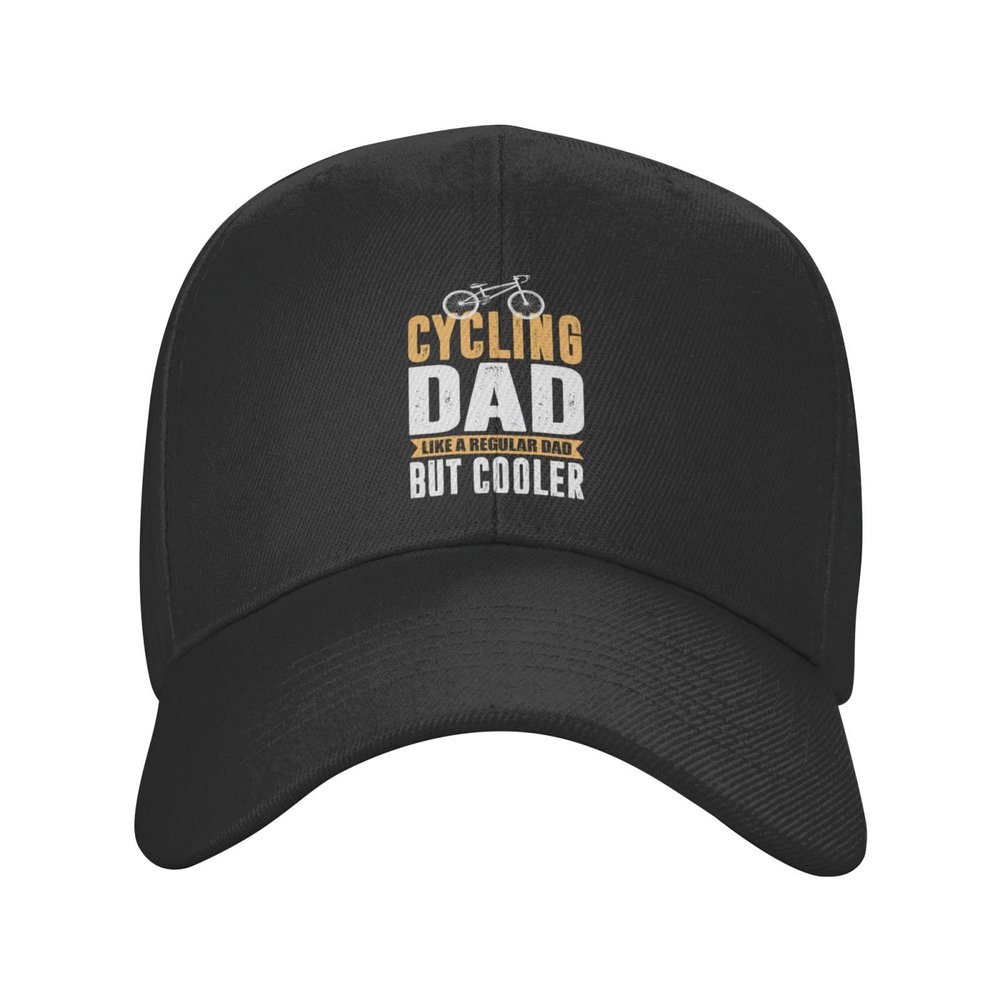 Cycling Dad Like A Regular Dad But Cooler Baseball Cap for Men Women Dad Hat Classic Adjustable Golf Hats Black
