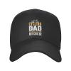 Cycling Dad Like A Regular Dad But Cooler Baseball Cap for Men Women Dad Hat Classic Adjustable Golf Hats Black view 1