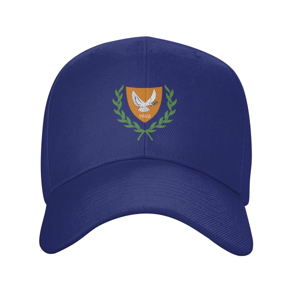 BASTU Cyprus Coat of arms Baseball Cap for Men Women Dad Hat Classic Adjustable Golf Hats Blue
