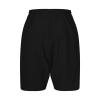 NineFit Basics Mens Shorts Capri Pants Lightweight Loose 3/4 Long Shorts Elastic Waist Drawstring Harem Casual Beach Yoga Trousers Black, X-Large view 2
