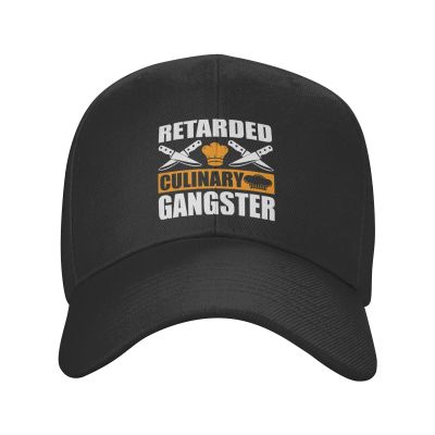 BASTU Retarded Culinary Gangster Baseball Cap for Men Women Dad Hat Classic Adjustable Golf Hats Black