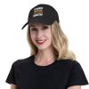 BASTU Retarded Culinary Gangster Baseball Cap for Men Women Dad Hat Classic Adjustable Golf Hats Black view 4
