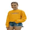 Los Angeles Lakers NBA Officially Licensed Women's Cropped Crewneck Sweatshirt Alternate Color, X-Large view 1