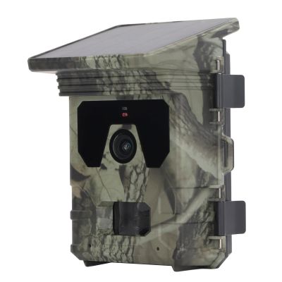 Yunseity Solar Trail Camera, 4K 50MP Night Vision Camera IP65 0.3s Motion Activated, Wide Angle Rechargeable Game Camera with Video & Photo for