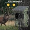 Yunseity Solar Trail Camera, 4K 50MP Night Vision Camera IP65 0.3s Motion Activated, Wide Angle Rechargeable Game Camera with Video & Photo for view 3