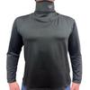 NineFit Basics PRO-TECETED Premium ICE Hockey NECKGUARD with Baselayer Long Sleve - Youth and Adult Sizes Black (Adult Large, Polyurethane (PU)) view 1