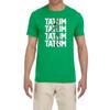 Past Time Shirts Green Jayson Tatum Text Pic T-Shirt Youth Medium, 10-12 view 1