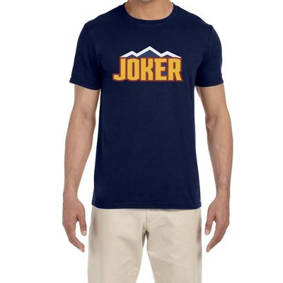 Past Time Shirts Navy Nikola Jokic Logo T-Shirt Youth XL, 18-20, Black