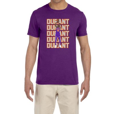 Purple Kevin Durant Text Pic T-Shirt Youth XL