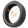 UFDIPLMY Scooter Outer Tires Compatible With Segway Ninebot MAX G30 Electric Kickscooter Part 60/70-6.5 Tyre Rubber Front Wheel Rear Tire Accessories view 2