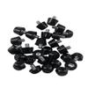 Grimmstr 12 PCS Football Boot Spikes Professional Soccer Boot Cleats M5 Replacement Accessories Studs with Wrench Track Shoes Spikes 10mm, Black view 2